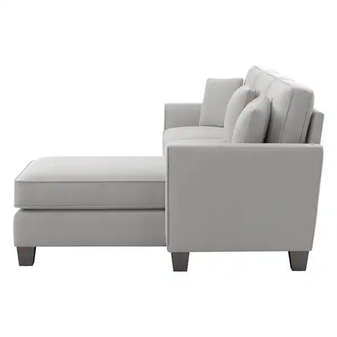 Celio Modern Suede Sectional Sofa Set