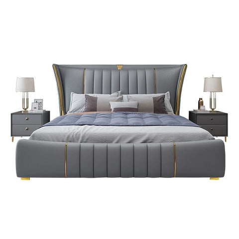 Relexo Luxury Upholstered Bed In Leatherette