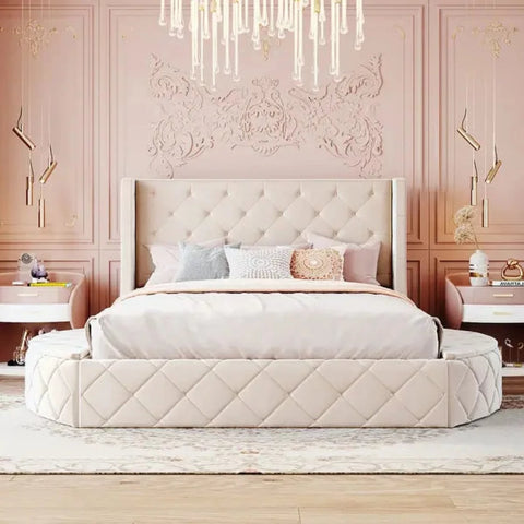 Casino Luxury Upholstered Bed