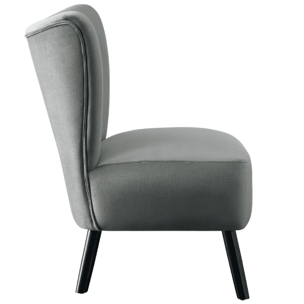 Lappy Suede Accent Chair - Nice Maple