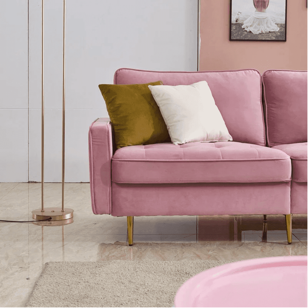 Block Down Straight Line Sofa Set - Nice Maple