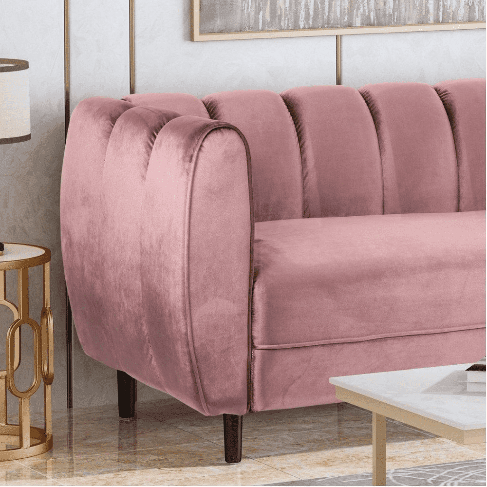 Bobran Modern Suede Sofa Sets - Nice Maple