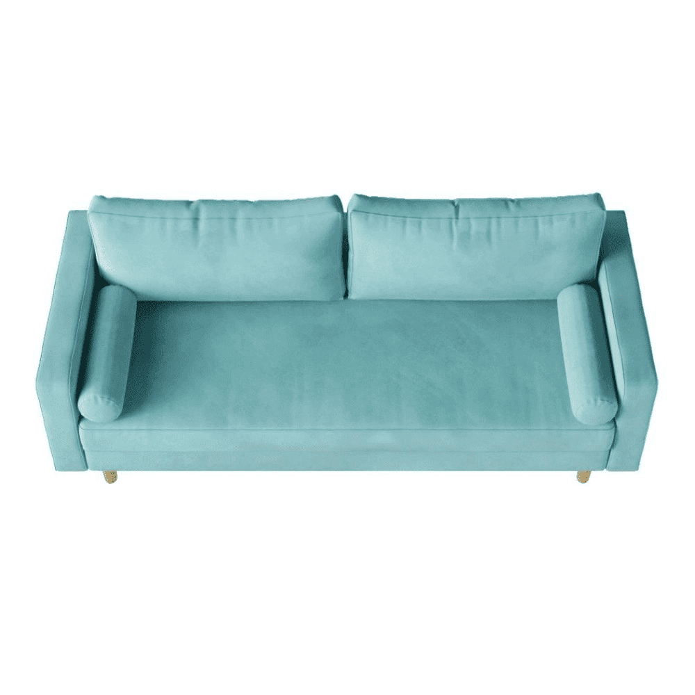Craftmen Modern Sofa Set in Suede Fabric - Nice Maple