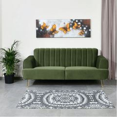 Somervilla Sofa Set in Green Color - Nice Maple