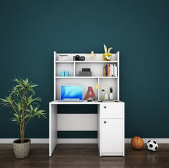Starstock Study Table in White Color - Nice Maple