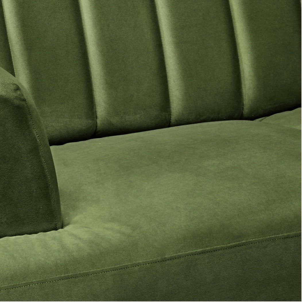 Somervilla Sofa Set in Green Color - Nice Maple