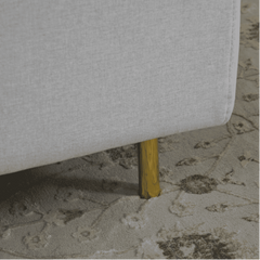 Classic Modern Suede Sofa Set in Grey - Nice Maple