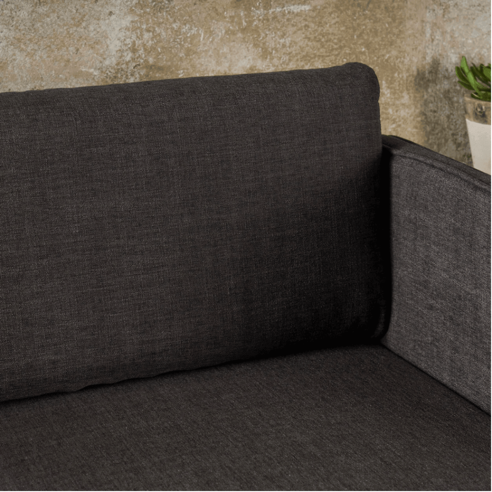 Augustus Mid-century Modern Fabric Chaise Sectional - Nice Maple