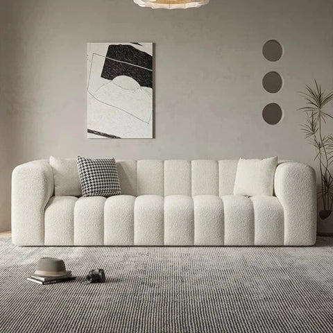 Prato Premium Modern Suede Sofa Set