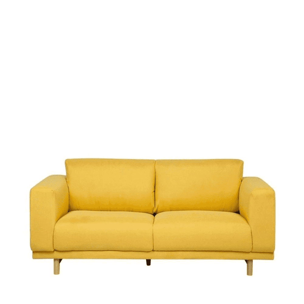 Nivya Classic Sofa Set in Yellow - Nice Maple