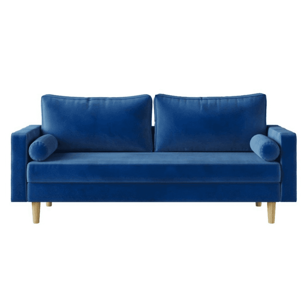 Craftmen Modern Sofa Set in Suede Fabric - Nice Maple