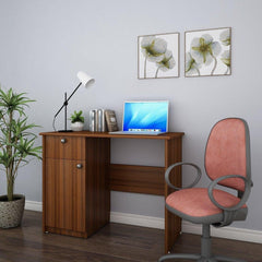 Clove Study Table in Walnut Colour - Nice Maple