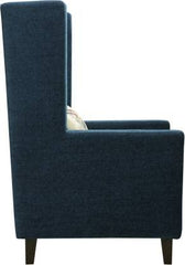 Zolo Wing Chair in Blue Color - Nice Maple