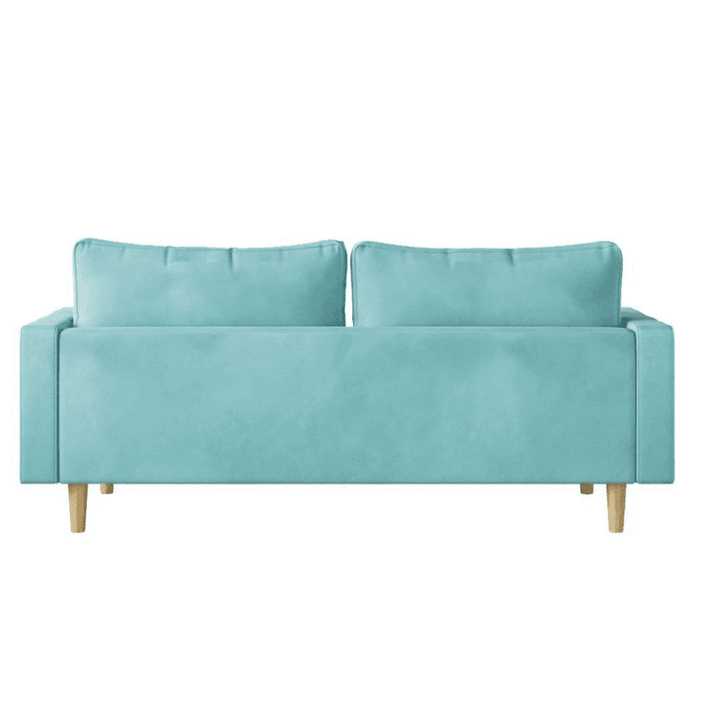 Craftmen Modern Sofa Set in Suede Fabric - Nice Maple