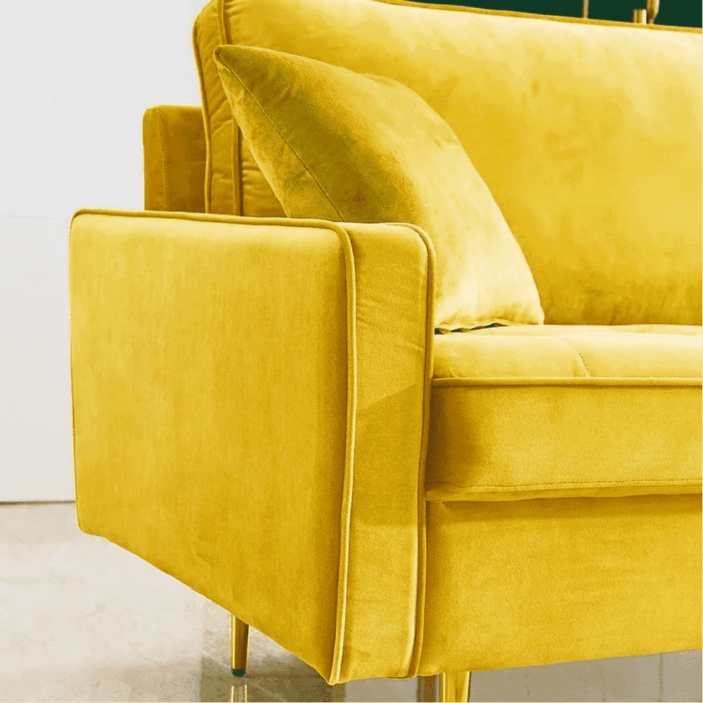 Block Down Straight Line Sofa Set - Nice Maple