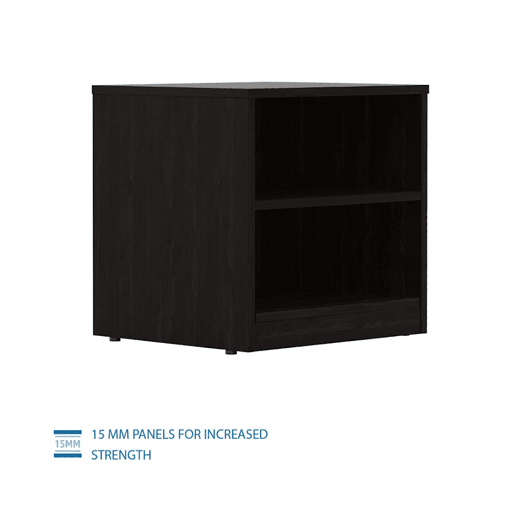 Solimo Engineered Wood Wenge Finish Bedside Table - Nice Maple