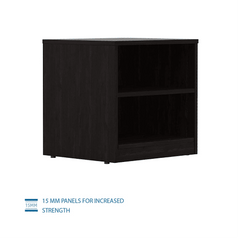 Solimo Engineered Wood Wenge Finish Bedside Table - Nice Maple