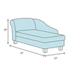 Unicorn Suede Lounger in Red Color - Nice Maple