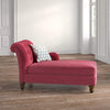 Unicorn Suede Lounger in Red Color - Nice Maple