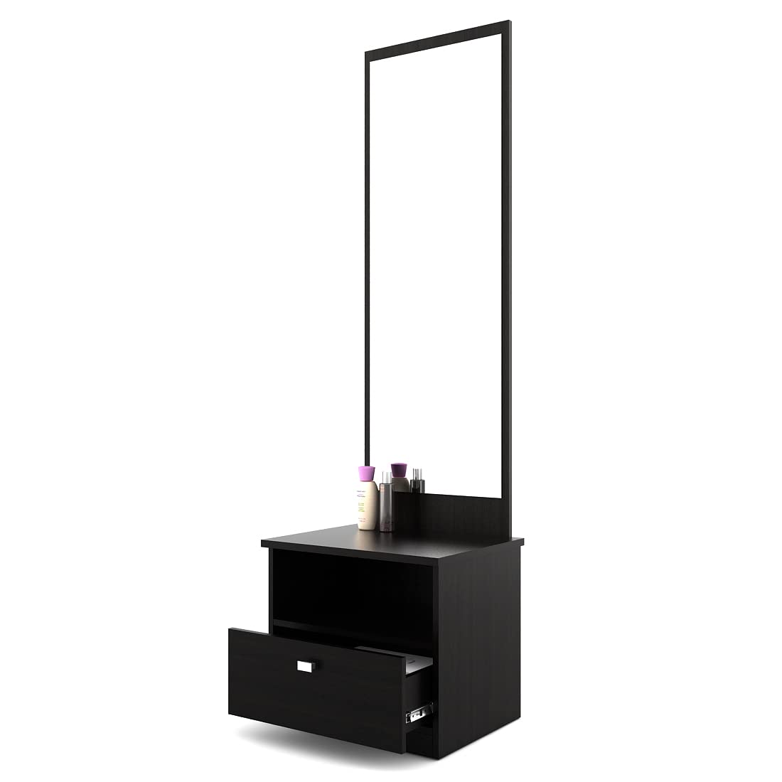 Spacewood Value Engineered Wood Dressing Table (Natural Wenge) - Nice Maple