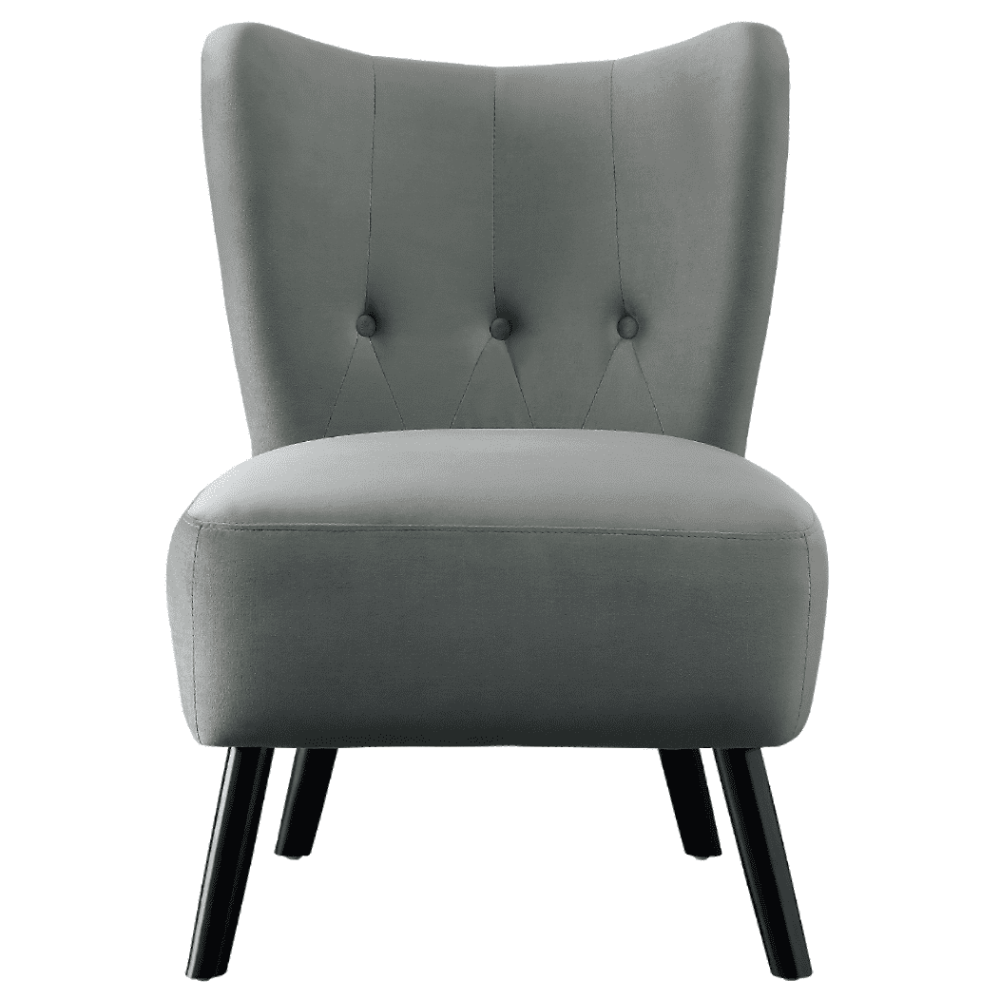Lappy Suede Accent Chair - Nice Maple