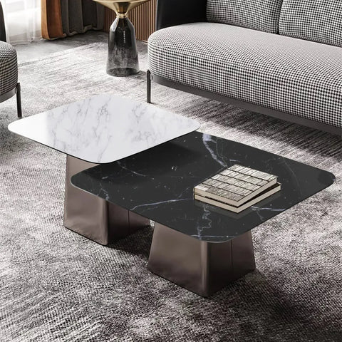 Flash Black Nesting Table Set of Two - Center Table