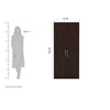 Dulex Medusa Engineered Wood Wardrobe Wenge Finish - Nice Maple