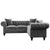Amber Sectional Sofa Set in Grey Color - Nice Maple