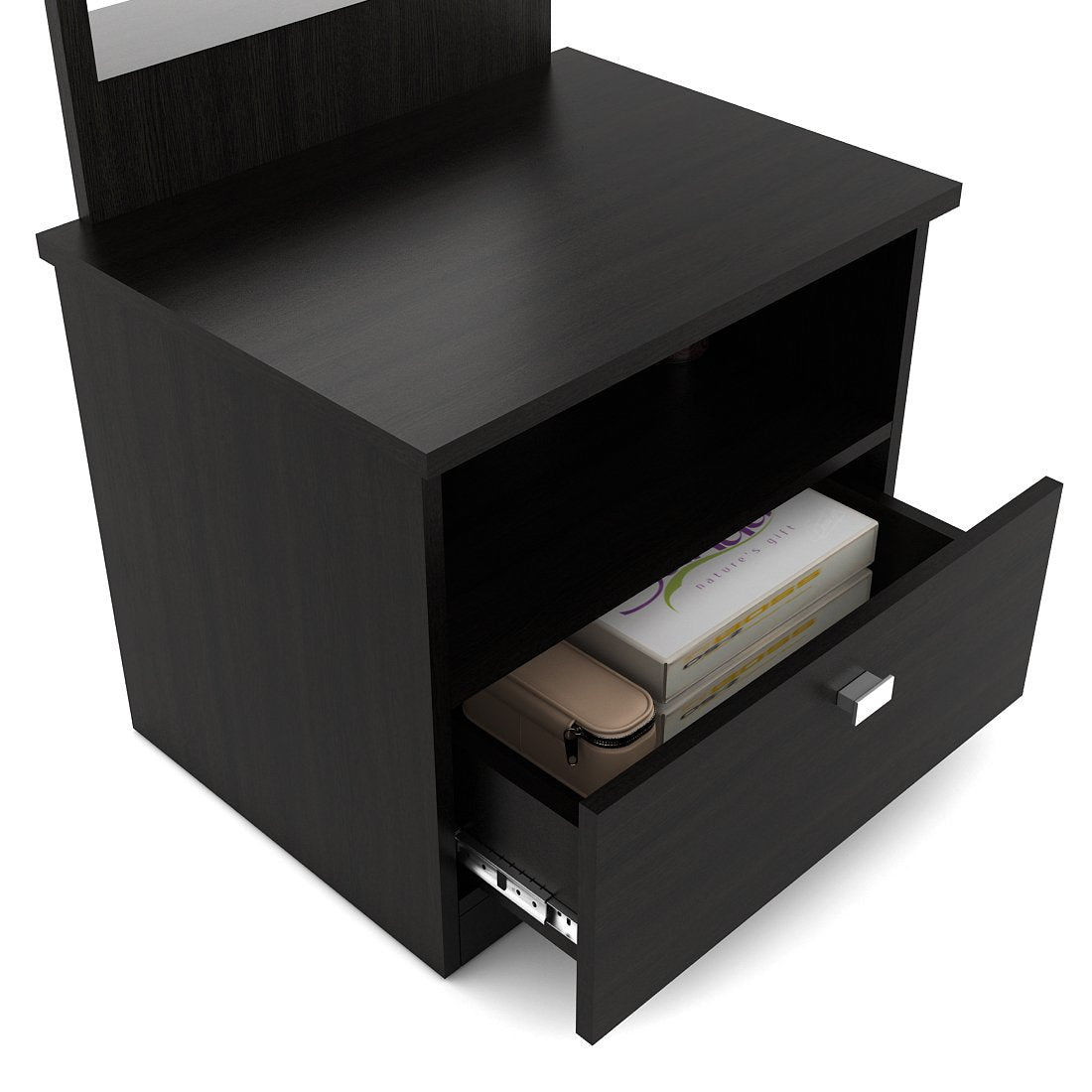 Spacewood Value Engineered Wood Dressing Table (Natural Wenge) - Nice Maple