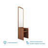 Rolex Dressing Table In Walnut Color - Oak Inside