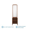 Rolex Dressing Table In Walnut Color - Oak Inside
