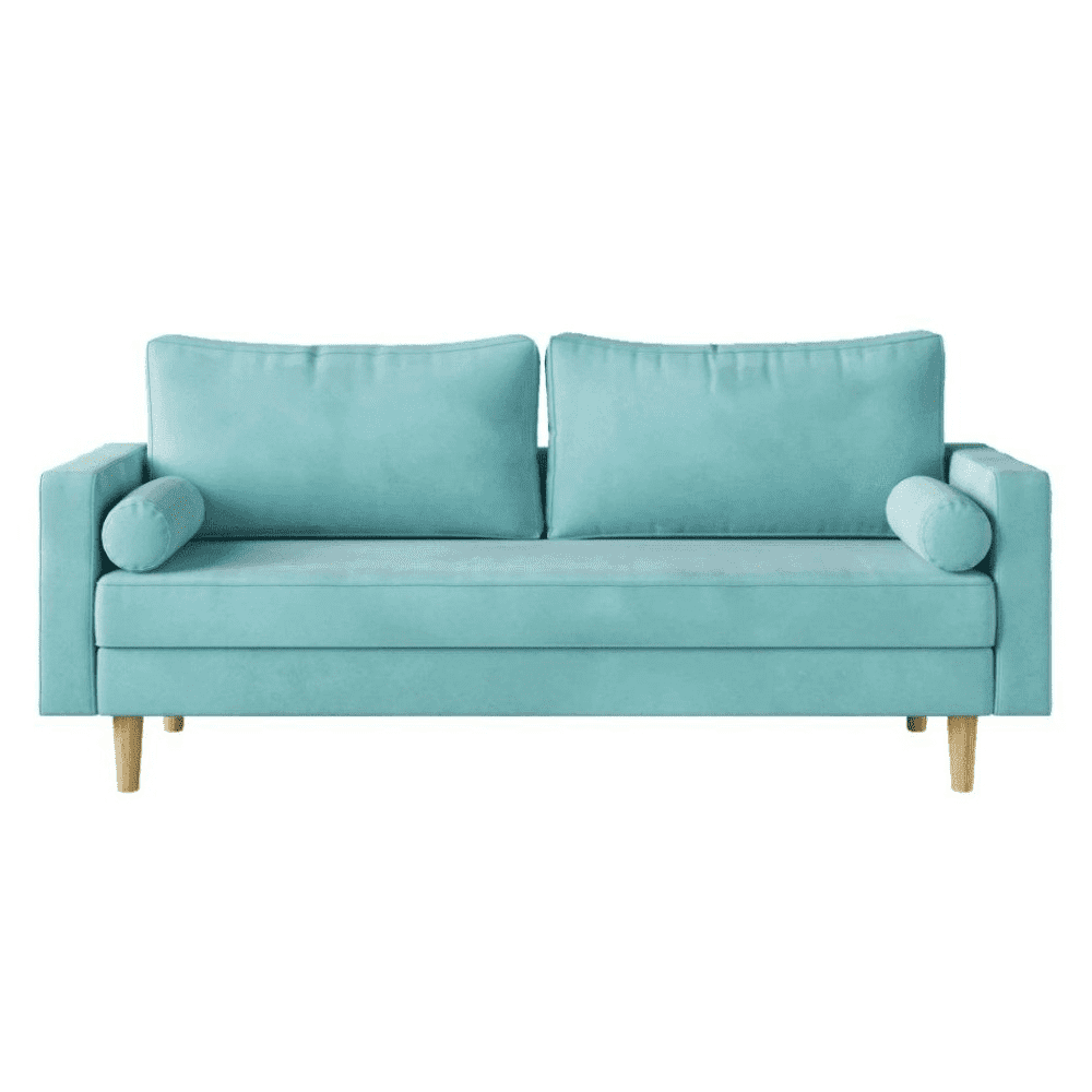 Craftmen Modern Sofa Set in Suede Fabric - Nice Maple