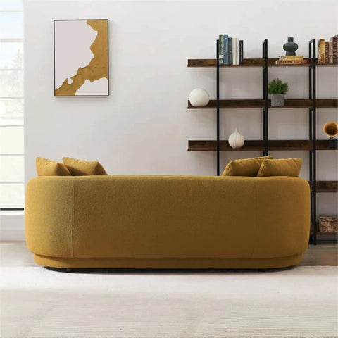 Omaxe Luxury Modern Suede Sofa Set
