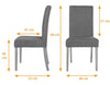 Umrao Luxury 6 Seater Dining Table - Nice Maple