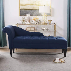 Diffo Quilted Lounger in Blue Color - Nice Maple