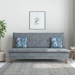 Robin Sofa Cum Bed in Grey Color - Nice Maple