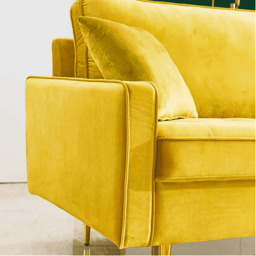 Block Down Straight Line Sofa Set - Nice Maple