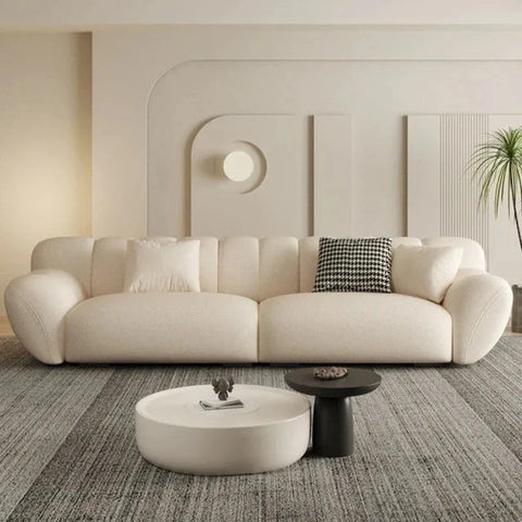 Yasmin Premium Modern Suede Sofa Set
