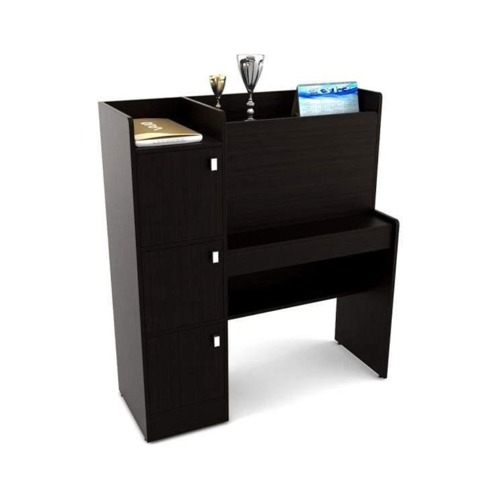 Roxy Study Table in Wenge Color - Nice Maple