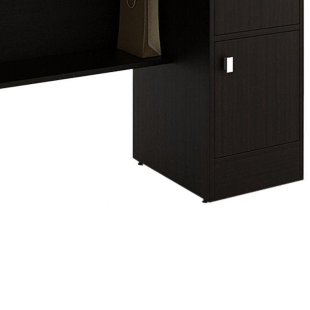 Roxy Study Table in Wenge Color - Nice Maple