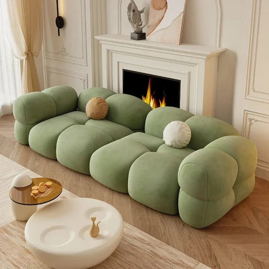 Vivo Premium Modern Suede Sofa Set