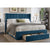 Tipsy Uniline Upholstered Bed With Drawer Storage in Suede