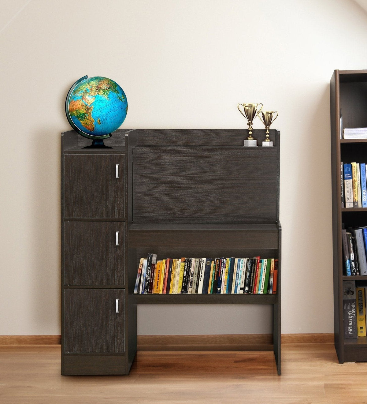 Vintage Study Table in Wenge Color - Nice Maple