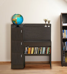 Vintage Study Table in Wenge Color - Nice Maple