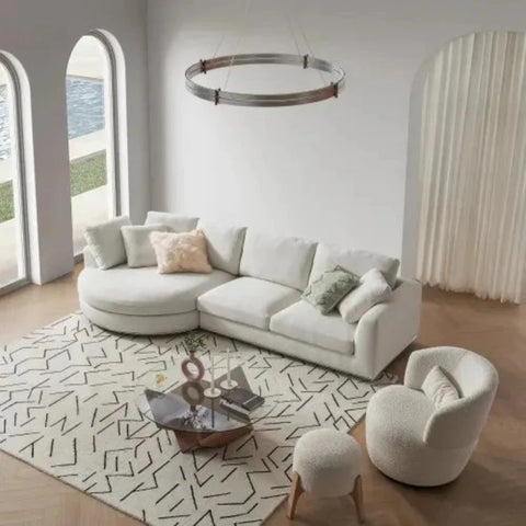 John Wick Premium Modern Sofa Set in Suede