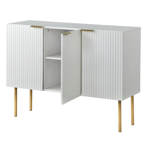 Strips Luxury Console Table in PU Polish
