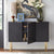 Strips Luxury Console Table in PU Polish
