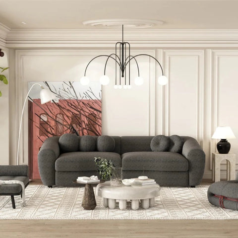Turkey Premium Modern Suede Sofa Set