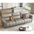 Candy Premium Modern Sofa Set in Off White Leatherette