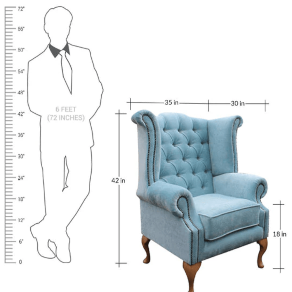 Copper Grove Crawley Diamond Button-Tufted Wingback Chair - Nice Maple
